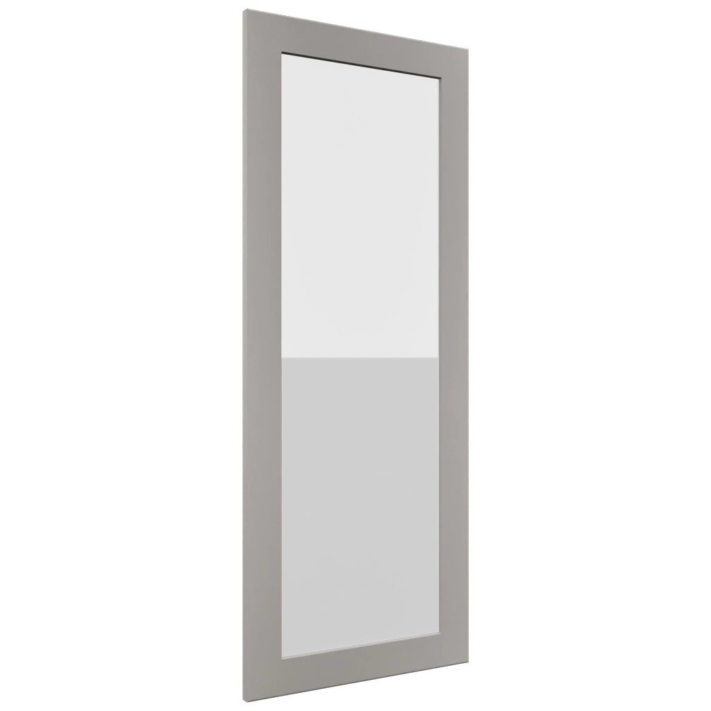 Fabuwood Galaxy Nickel DS GDWD1857 Wall Glass Door, Front View