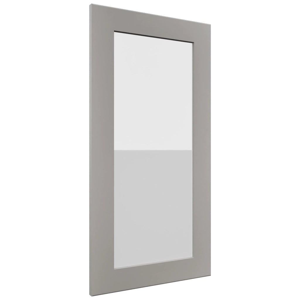 Fabuwood Galaxy Nickel DS GDWDC2430 Wall Glass Door, Front View