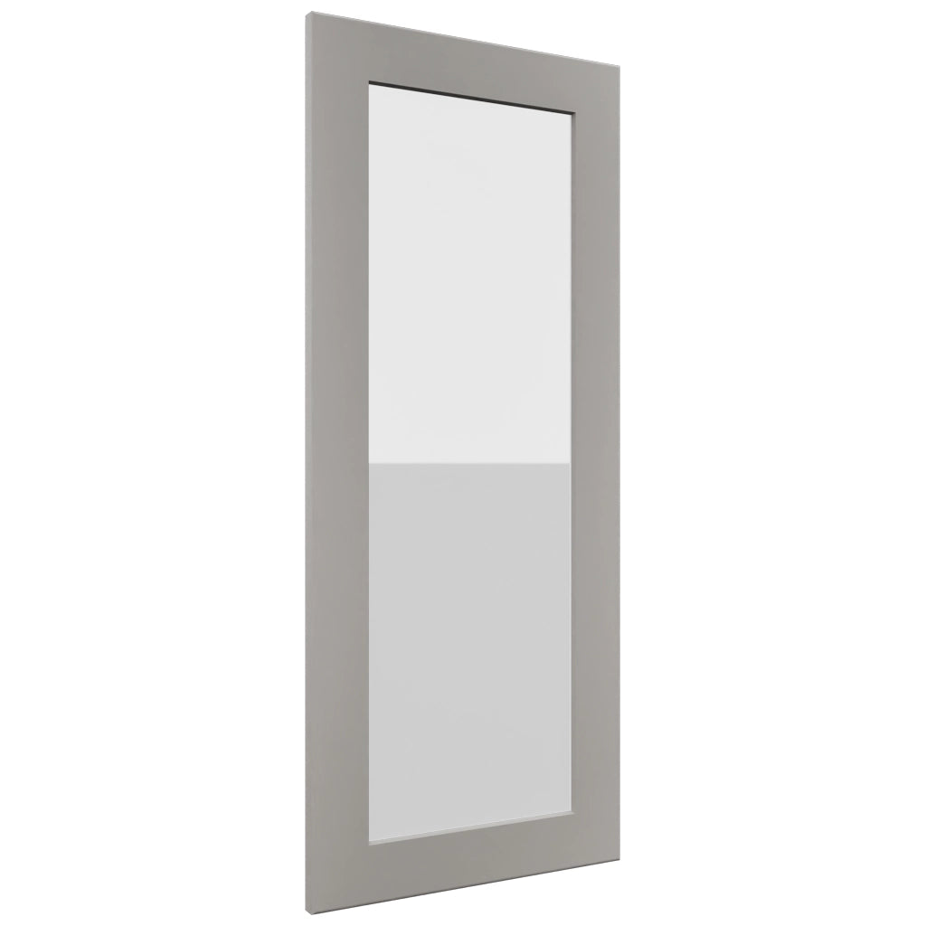 Fabuwood Galaxy Nickel DS GDWDC2436 Wall Glass Door, Front View