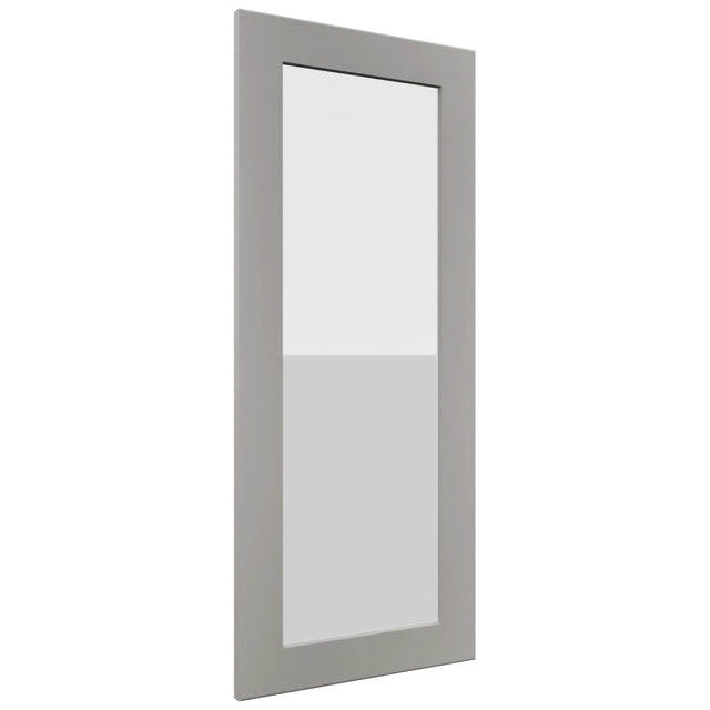 Fabuwood Galaxy Nickel DS GDWDC2436 Wall Glass Door, Front View