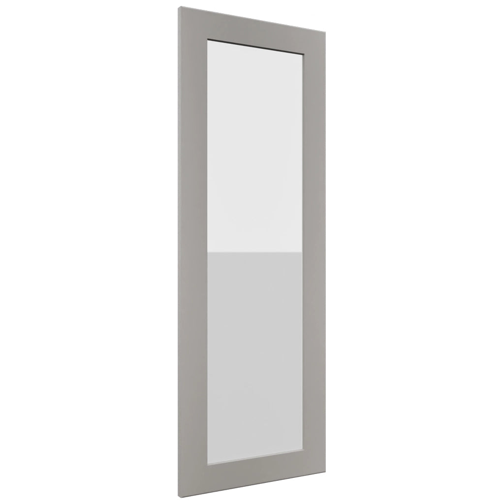 Fabuwood Galaxy Nickel DS GDWDC2442 Wall Glass Door, Front View