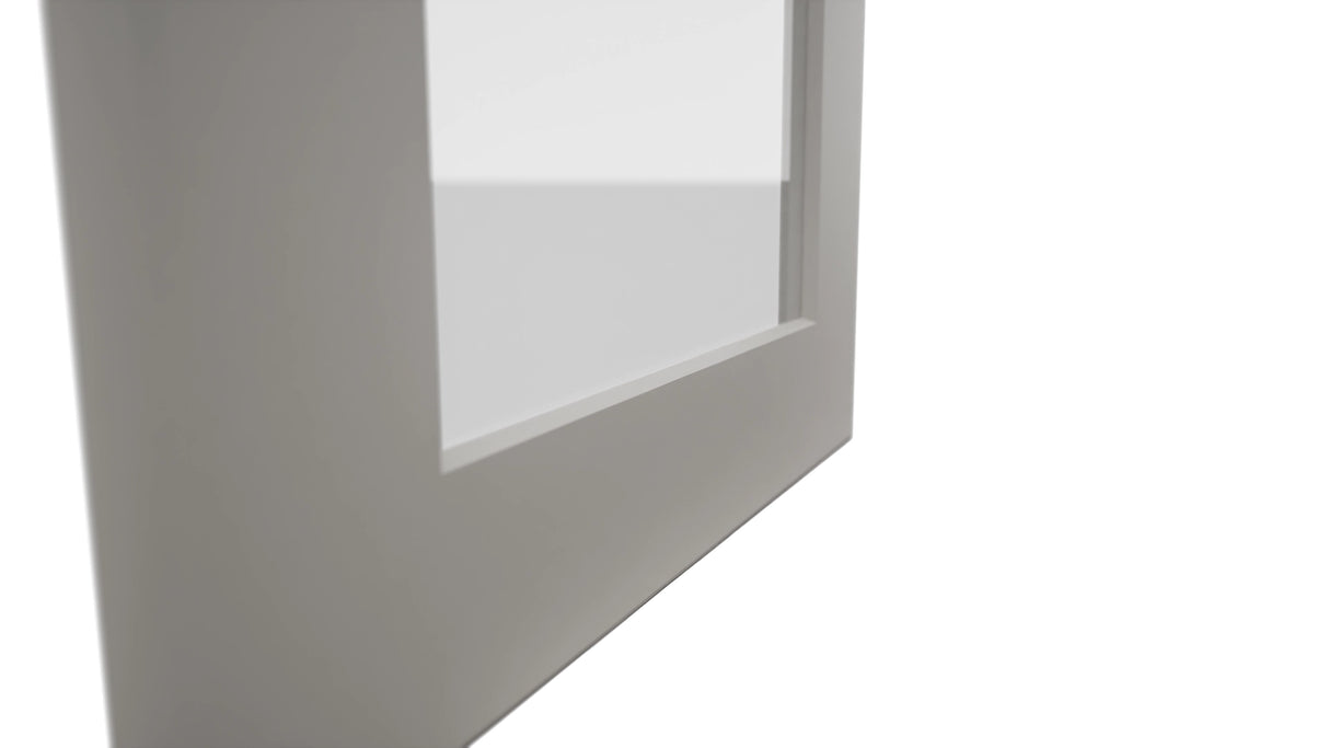 Fabuwood Galaxy Nickel DS GDWDC2442 Wall Glass Door, Detail View