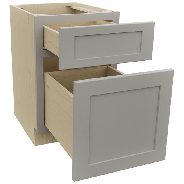 Fabuwood Galaxy Nickel FD18 Vanity Desk, Open View