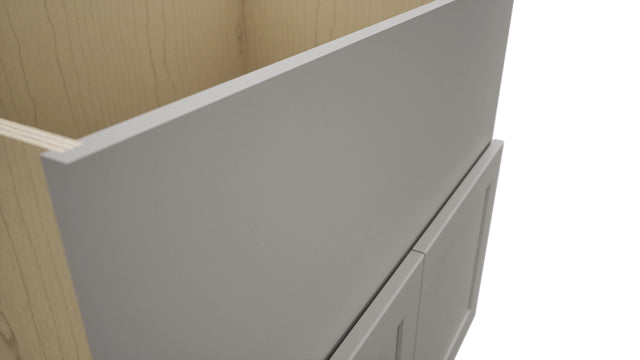 Fabuwood Galaxy Nickel FS36 Base Farm Sink Cabinet, Detail View