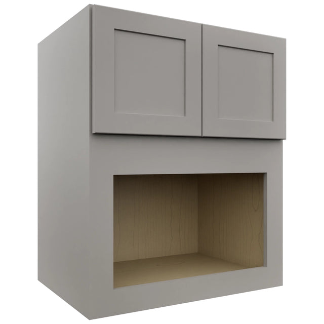 Fabuwood Galaxy Nickel MC303621 Wall Microwave Cabinet, Front View