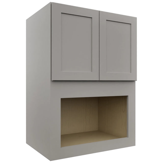 Fabuwood Galaxy Nickel MC304221 Wall Microwave Cabinet, Front View