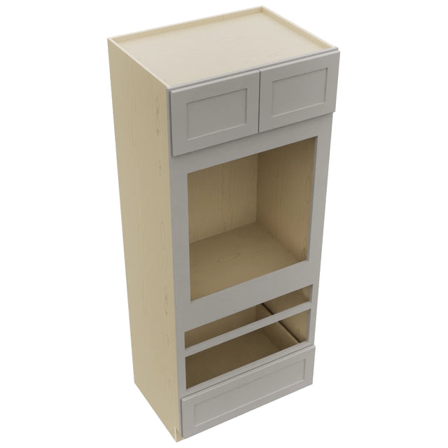 Fabuwood Galaxy Nickel OC3384D Tall Oven Cabinet Double, Top View