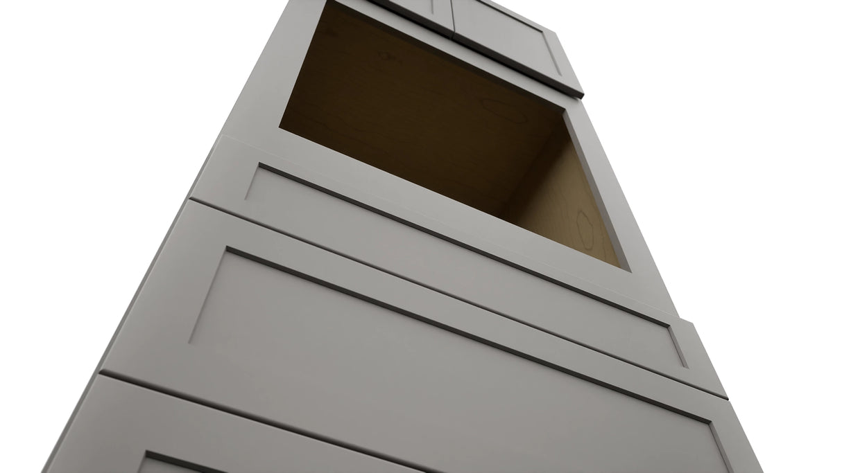 Fabuwood Galaxy Nickel OC3393S Tall Oven Cabinet Single, Detail View