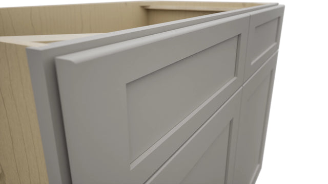 Fabuwood Galaxy Nickel SB42 Base Sink Cabinet, Detail View