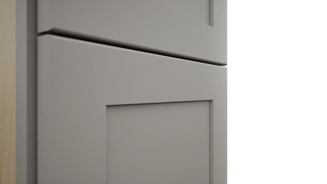 Fabuwood Galaxy Nickel TP152484 Tall Pantry Cabinet, Detail View