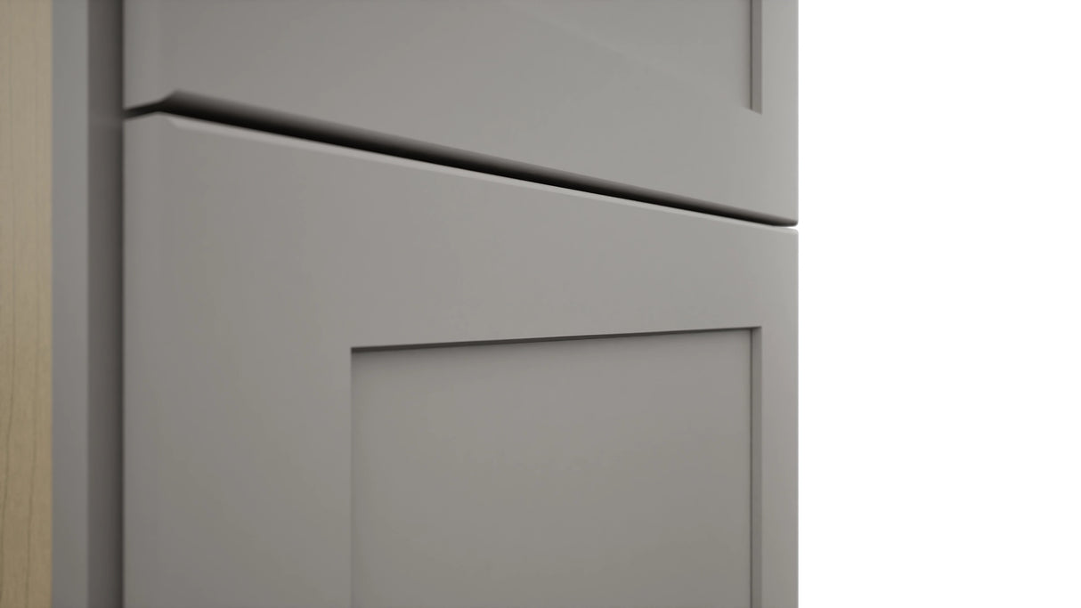 Fabuwood Galaxy Nickel TP181293 Tall Pantry Cabinet, Detail View