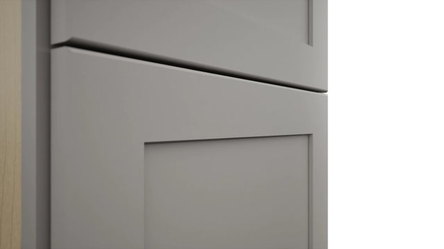 Fabuwood Galaxy Nickel TP181293 Tall Pantry Cabinet, Detail View