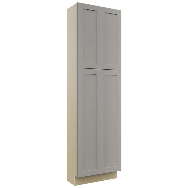 Fabuwood Galaxy Nickel TP241284 Tall Pantry Cabinet, Front View