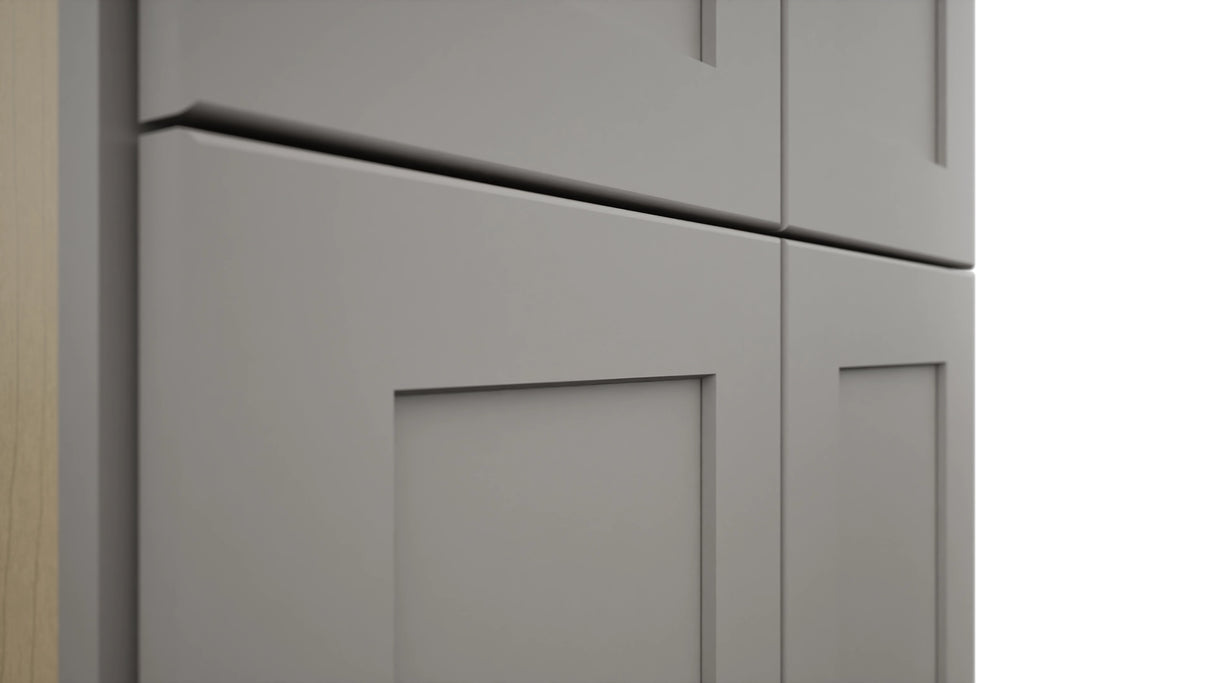 Fabuwood Galaxy Nickel TP242493 Tall Pantry Cabinet, Detail View