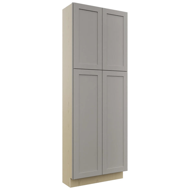 Fabuwood Galaxy Nickel TP301284 Tall Pantry Cabinet, Front View