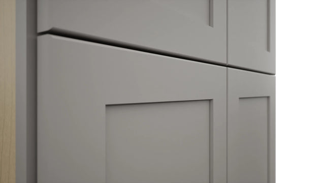 Fabuwood Galaxy Nickel TP301290 Tall Pantry Cabinet, Detail View