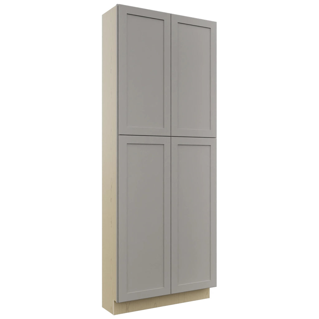 Fabuwood Galaxy Nickel TP361293 Tall Pantry Cabinet, Front View