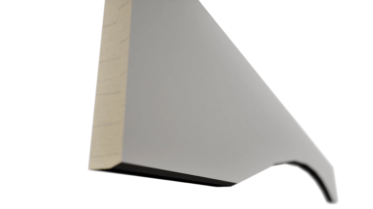 Fabuwood Galaxy Nickel VAR54 Wall Valance, Detail View