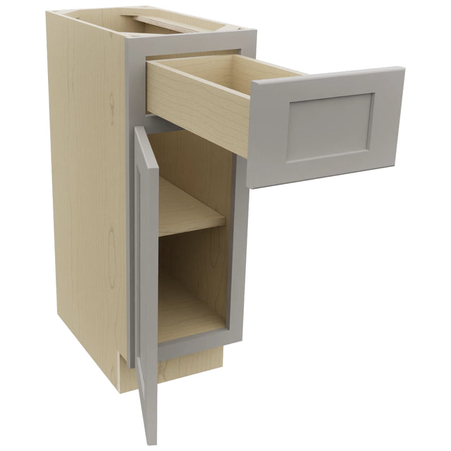 Fabuwood Galaxy Nickel VB12-34 Vanity Base Standard Cabinet, Open View