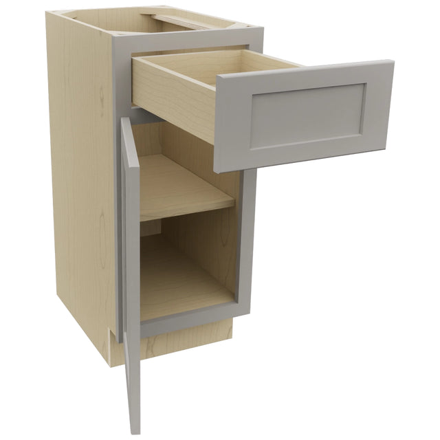 Fabuwood Galaxy Nickel VB15-34 Vanity Base Standard Cabinet, Open View