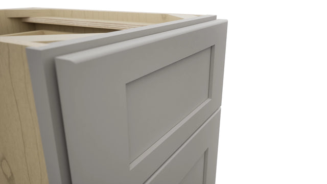 Fabuwood Galaxy Nickel VB15-34 Vanity Base Standard Cabinet, Detail View