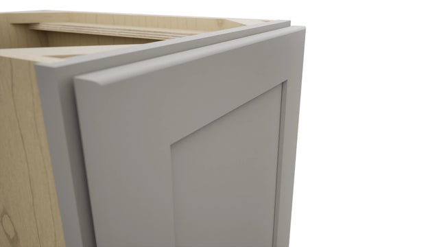 Fabuwood Galaxy Nickel VB15FD Vanity Base Full Height Cabinet, Detail View