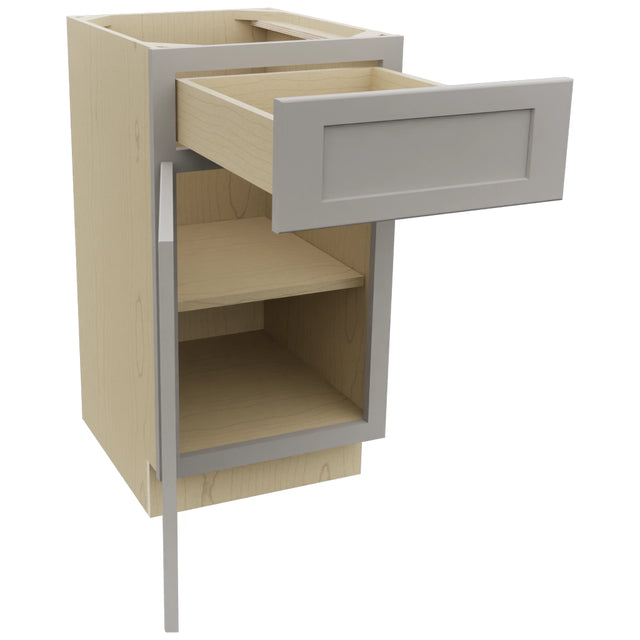 Fabuwood Galaxy Nickel VB18-34 Vanity Base Standard Cabinet, Open View