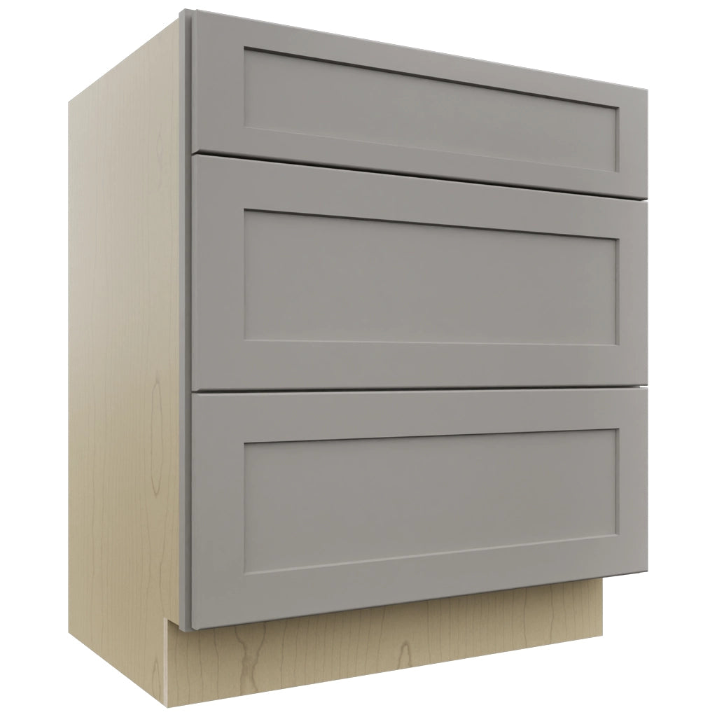 Fabuwood Galaxy Nickel VDB30-34 Vanity Drawer Cabinet, Front View