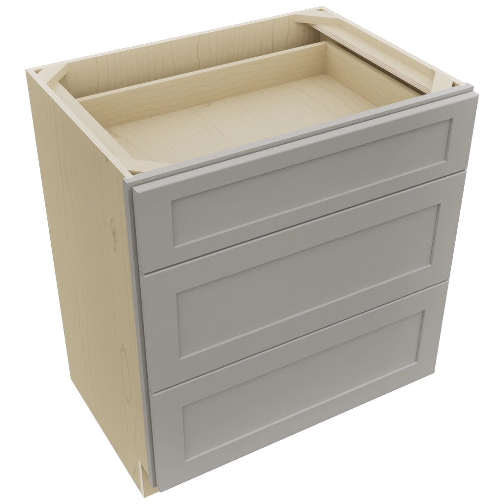 Fabuwood Galaxy Nickel VDB30-34 Vanity Drawer Cabinet, Top View