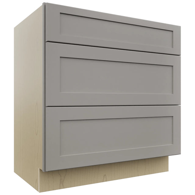 Fabuwood Galaxy Nickel VDB33-34 Vanity Drawer Cabinet, Front View