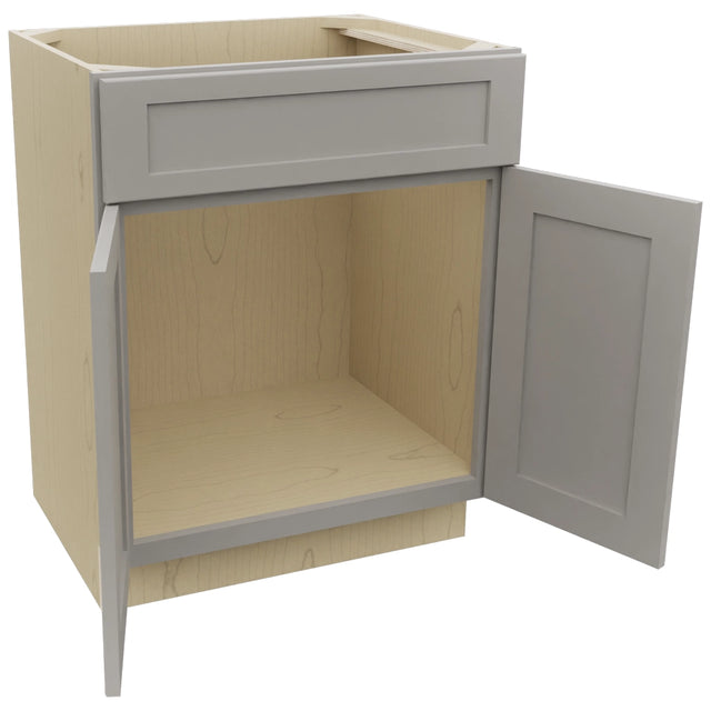 Fabuwood Galaxy Nickel VSB27-34 Vanity Sink Cabinet, Open View