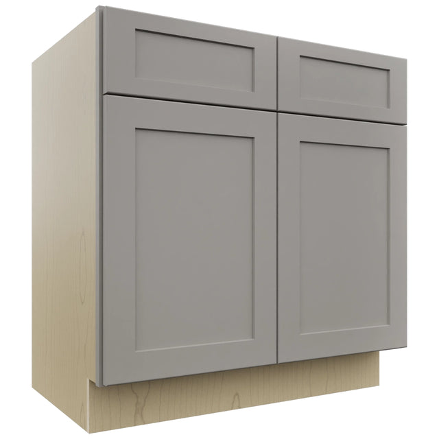Fabuwood Galaxy Nickel VSB33-34 Vanity Sink Cabinet, Front View