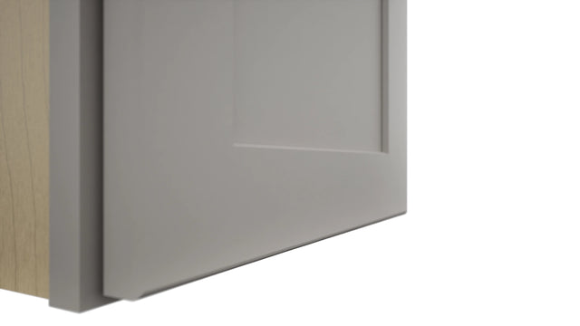 Fabuwood Galaxy Nickel W1518 Wall Standard Cabinet, Detail View
