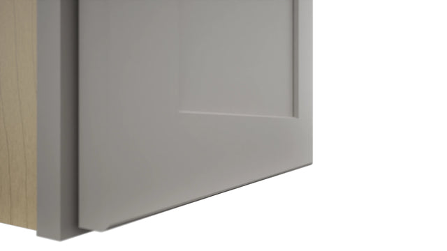 Fabuwood Galaxy Nickel W1536 Wall Standard Cabinet, Detail View
