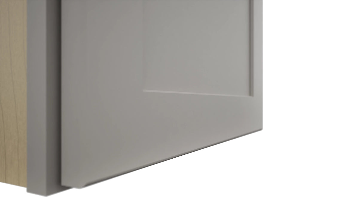 Fabuwood Galaxy Nickel W1839 Wall Standard Cabinet, Detail View