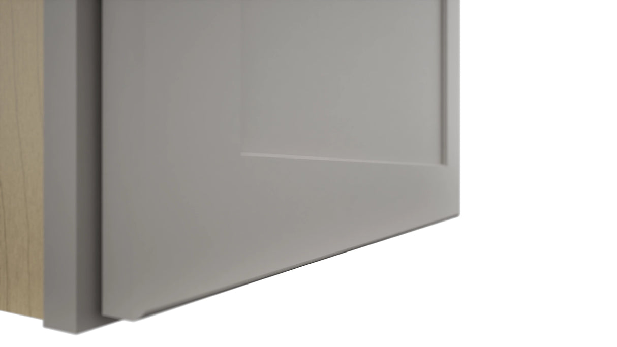 Fabuwood Galaxy Nickel W2118 Wall Standard Cabinet, Detail View