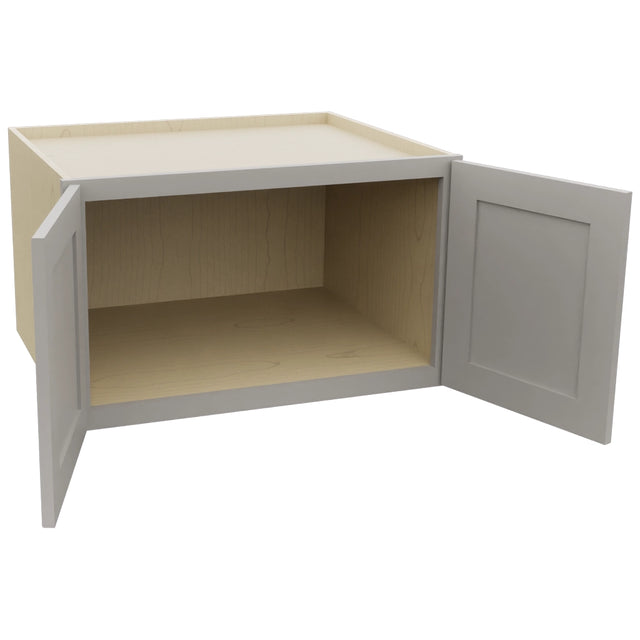 Fabuwood Galaxy Nickel W301824 Wall Deep Cabinet, Open View
