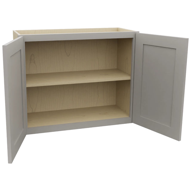 Fabuwood Galaxy Nickel W3024 Wall Standard Cabinet, Open View