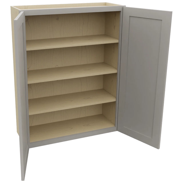 Fabuwood Galaxy Nickel W3342 Wall Standard Cabinet, Open View