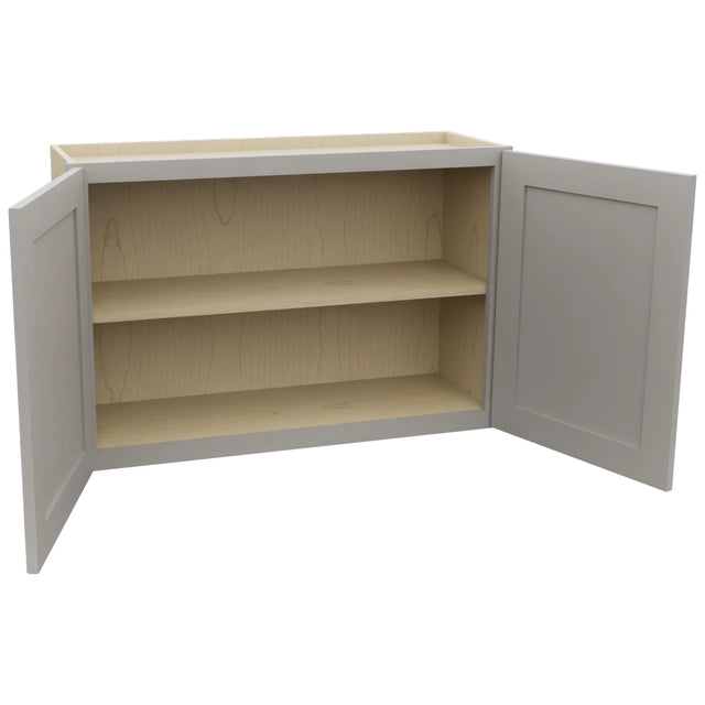 Fabuwood Galaxy Nickel W3624 Wall Standard Cabinet, Open View