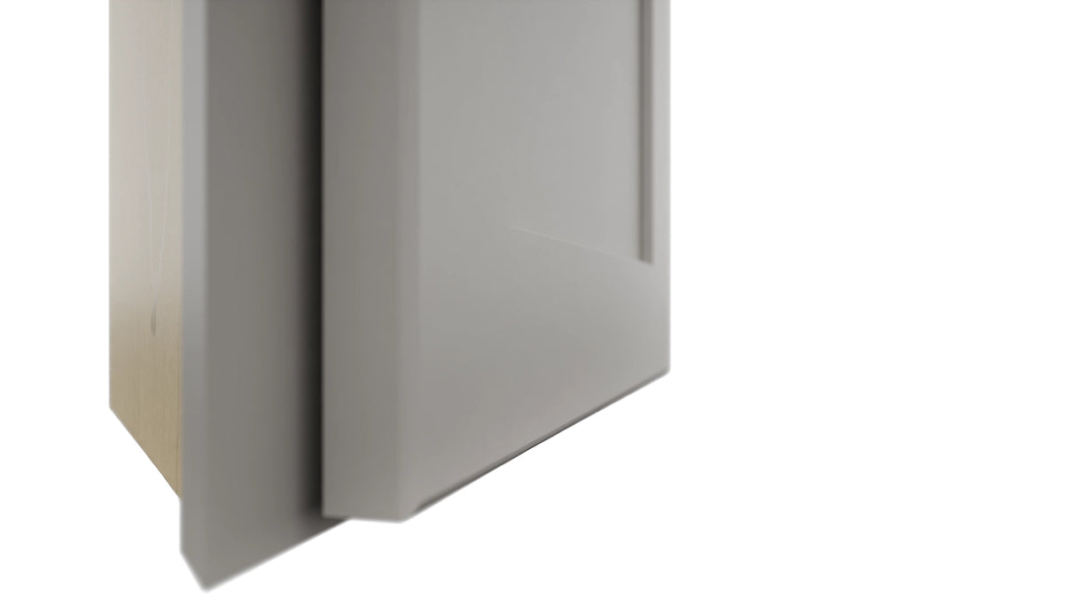 Fabuwood Galaxy Nickel WAE1239 Wall Angle End Cabinet, Detail View