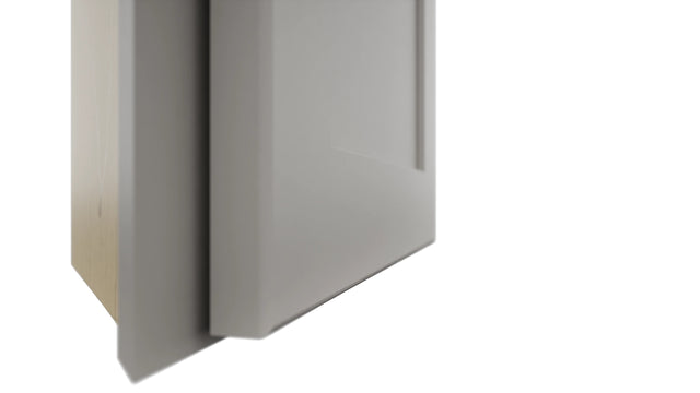 Fabuwood Galaxy Nickel WAE1242 Wall Angle End Cabinet, Detail View