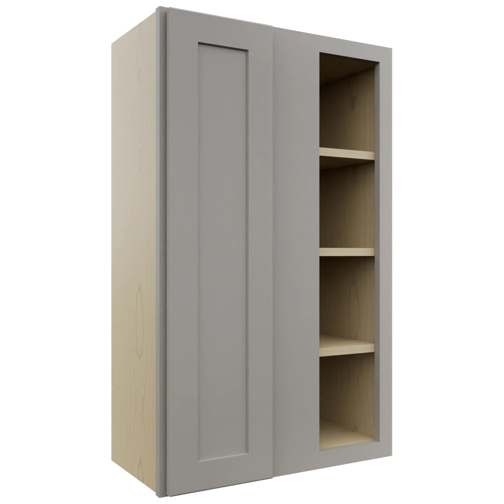 Fabuwood Galaxy Nickel WBC2439 Wall Corner Blind Cabinet, Front View