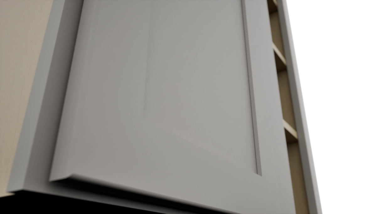 Fabuwood Galaxy Nickel WBC3039 Wall Corner Blind Cabinet, Detail View
