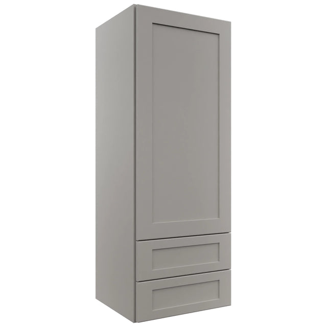 Fabuwood Galaxy Nickel WD1848 Wall Drawer Cabinet, Front View