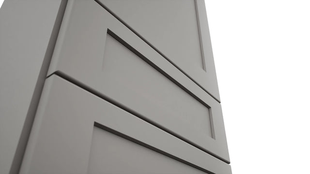 Fabuwood Galaxy Nickel WD1848 Wall Drawer Cabinet, Detail View