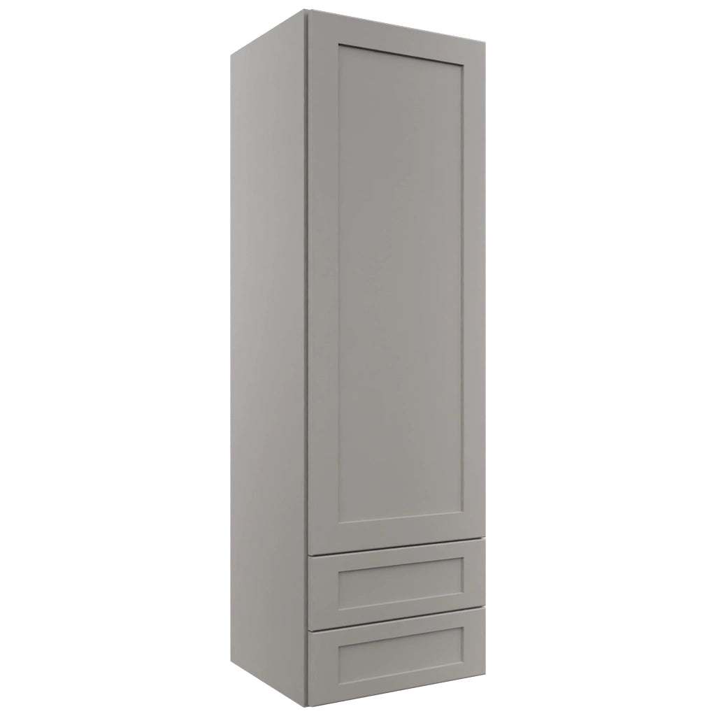 Fabuwood Galaxy Nickel WD1857 Wall Drawer Cabinet, Front View