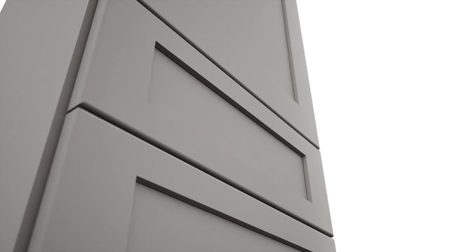 Fabuwood Galaxy Nickel WD1857 Wall Drawer Cabinet, Detail View