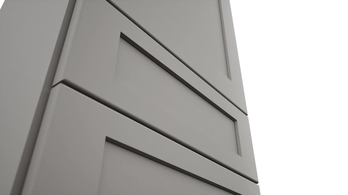 Fabuwood Galaxy Nickel WD1857 Wall Drawer Cabinet, Detail View