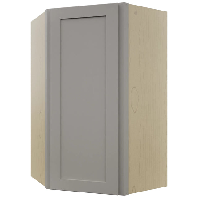 Fabuwood Galaxy Nickel WDC2439 Wall Corner Diagonal Cabinet, Front View